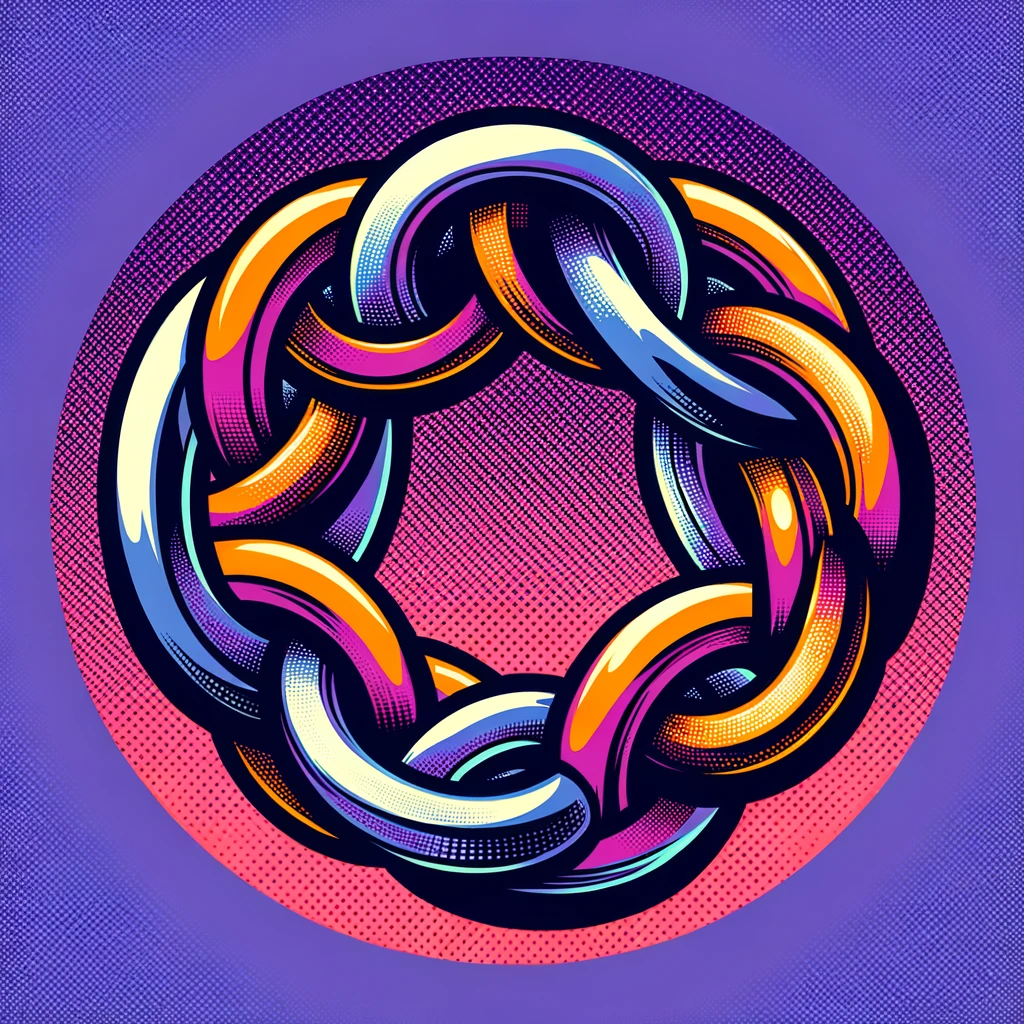 image portraying a full chain link for link building SEO